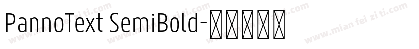 PannoText SemiBold字体转换